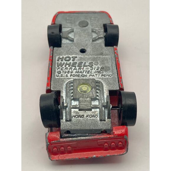 Vintage Hot Wheels 1969 Redline Ferrari 312P Back Engine Flip up Hood Diecast - Picture 3 of 10